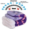 thumbnail image 4 of Kids Slipper Socks Boys Girls Fuzzy Soft Thick Cozy Warm Fleece lined Winter Indoor Christmas Socks, 4 of 6