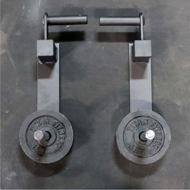 Titan Fitness Pair of Mini Farmer s Walk Handles with Standard Weight Posts Walmart