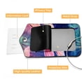 thumbnail image 4 of Dragonfly Square PU Leather Luggage Tags, 2 Pack, with Privacy Cover and Stainless Steel Ring - Suitable for Travel, Backpack, Handbag - Bag Tags, Handbag Tags, 4 of 7