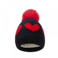 thumbnail image 3 of Baby Girls Winter Fleece Hat Toddler Beanie Cold Weather Warm Pompom Hat, 3 of 7