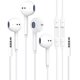 thumbnail image 1 of Paquete de 2 auriculares Salama con conector de 3,5 mm para iPhone, 1 of 8