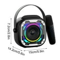 thumbnail image 3 of Amzcrzy Electrónica para hombres Organizador de electrónica Cámara digital Altavoz inalámbrico con micrófono Bluetooth integrado para exteriores, portátil, de escritorio, con subwoofer pequeño. Acces, 3 of 4