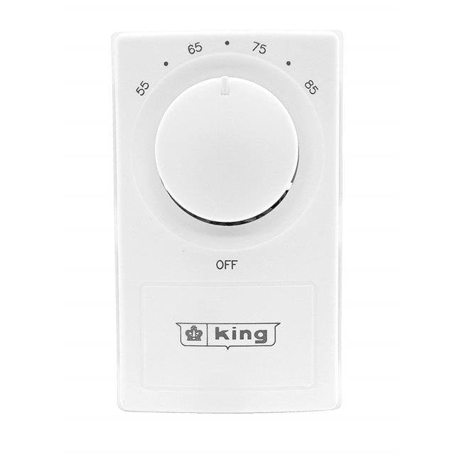 Thermostat Mural Double Pôle Columbus D2022H10BA - Neuf, Pile AA, Pour Chauffage électrique