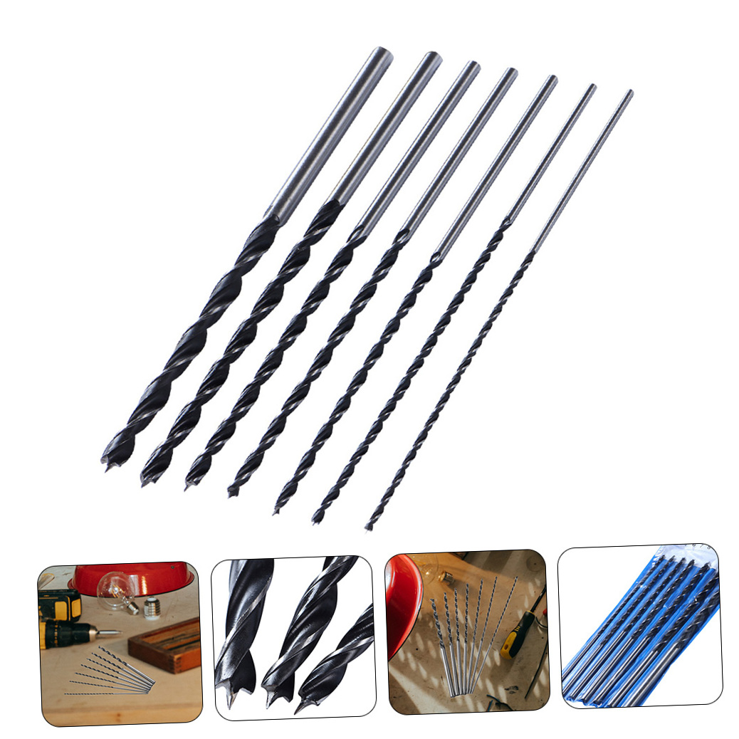 FONDOTIN 1Set Wood Drill Bit Set with Pointed Tip for Accurate Positioning Compatible with Bench and Hand Drills