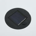 thumbnail image 4 of Iron Outdoor Patio Side Table with Solar Powered Light, White, 4 of 6