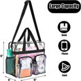 thumbnail image 2 of CHOK Unisex PVC See Through Tote Bag  Clear, 2 of 6