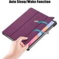 thumbnail image 7 of Epicgadget Case for Samsung Galaxy Tab S8 Plus/ Galaxy Tab S8+/ Galaxy Tab S7 FE/ Galaxy Tab S7 Plus Android Tablet 12.4” Auto Wake/Sleep Lightweight Slim Tri-fold Stand Folio Cover Case (Purple), 7 of 7