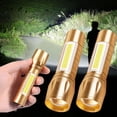 thumbnail image 1 of Dvkptbk Flashlight Pack Aluminium Alloy LED Flashlight, Super Bright Flashlight, Zoomable, Rechargeable Flashlight , Powerful Handheld Flashlight Camping Essentials, 1 of 9