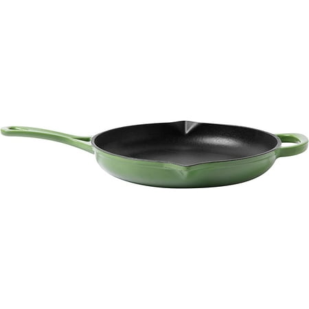 

Larder & Vine Enameled Cast Iron Classic Skillet | 10.25 inch / 27cm (Okra)
