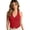 1—Red, variant on Arlun Womens Button down Tank Tops Solid Color Ribbed Deep V-Neck Sleeveless Slim Fitted Halter Vest Summer Trendy Cute Crop Going out Tops for Casual Daily Wear 1—White XS