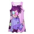 thumbnail image 3 of Noodle Gorillaz Sleeveless Dress For Womens Summer Novelty Sundress Soft Casual Knee Length Loose Tank Dress, 3 of 7