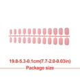 thumbnail image 2 of 1 Set Glue on Nails Decorative DIY Manicure Medium Length Files Stick Full Cover Wraps Art Decals Artificial Beauty Tool Manicure Kit Decorations 11, 2 of 6