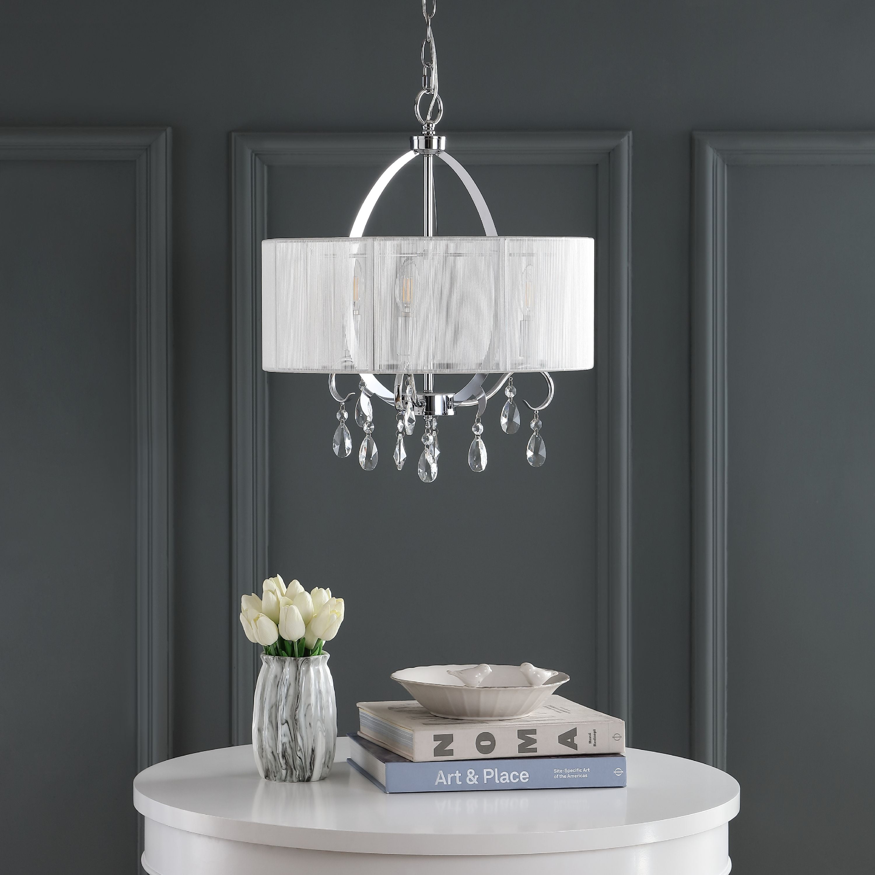 modern glam chandelier