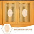 thumbnail image 4 of GARVALON Furniture Decals Wood Carved Onlay Natural Wood Color Decorative 1Set, 4 of 5