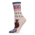 thumbnail image 3 of MeMoi Women's Foot Pet Teddy Bear Cozy Winter Crew Socks - Mens - Male, 3 of 6