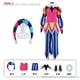 thumbnail image 3 of Disfraz de cosplay de Fizzarolli, sombrero Helluva, jefe, traje de payaso elegante para Halloween, traje de fiesta de Carnaval con cola Fezz, conjunto completo, traje unisex XS-3XL, 3 of 5
