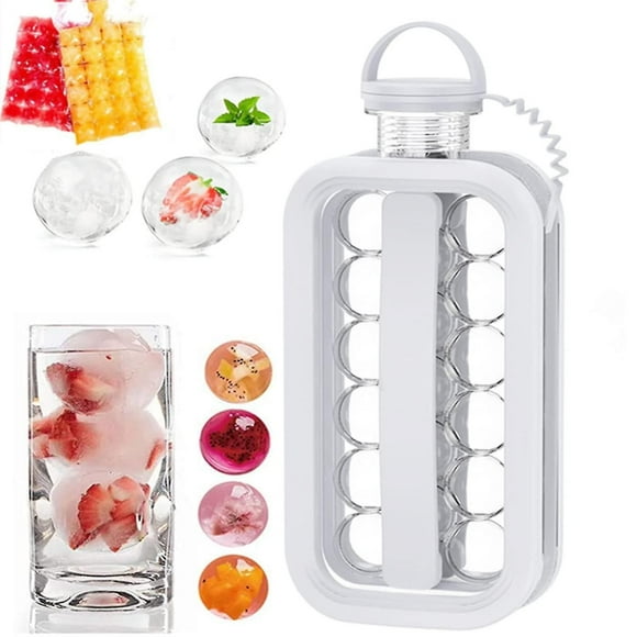 Portable Ice Ball Maker Bottle, Ice Ball Kettle, 2 In 1 Portable Ice Ball Maker Kettle, Ice Ball Kettle Maker Mold
