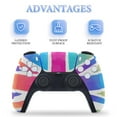 thumbnail image 4 of Flag, British, Gradient, Rainbow PS5/PS5 Slim Digital Disc Skin Sticker For Console And Controller Skins, 4 of 7