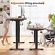 thumbnail image 2 of CHENZM Gaming Desk with LED Lights,Computer Desk Adjustable Electric Standing Height Office Desk with 3 Memory Preset,Storage Side Pocket and Cable Management,Rustic Brown，48 x 24 Inch, 2 of 10