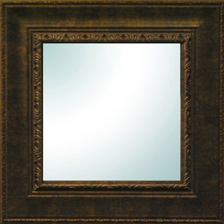 19" x 19" Bronze Ornate Square Mirror
