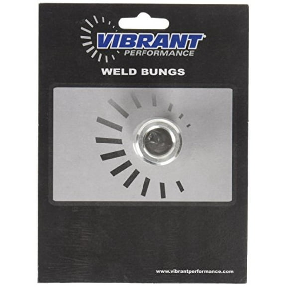 Vibrant Performance 11162 VIB11162 FEMALE -8AN ALUMINUM WELD BUNG (3/4IN - 16 THREAD, 1IN FLANGE OD)