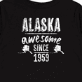 thumbnail image 4 of Inktastic Alaska Awesome Since 1959 Boys or Girls Long Sleeve Toddler T-Shirt, 4 of 5
