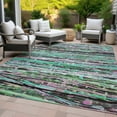 thumbnail image 3 of Dalyn Rugs Machine Washable Indoor/Outdoor Chantille ACN2125 Teal 9' x 12' Rug, 3 of 9