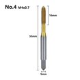 thumbnail image 1 of Extrusion Taps M2 M3 M4 M5 M6 M8 M10 M12 Fluteless Forming Machine Taps Metric Screw Thread Tap Drill Metal Threading Tools, 1 of 7