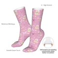 thumbnail image 4 of Goofa Butterfly 1 for 16in Socks, Funny Novelty Crazy Design Cotton Socks Sports Socks Knee High Socks For Men, Women,1Pairs - Gift For Working Friends, 4 of 7