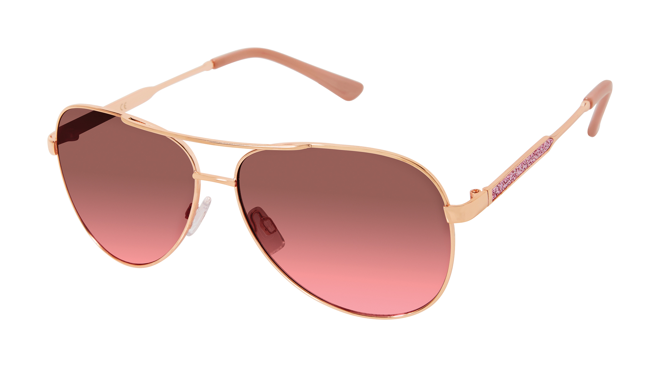 Jessica Simpson Women's Metal Aviator Sunglasses with 100 UV