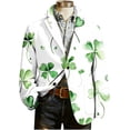 thumbnail image 1 of Mens Manga Larga Moda Casual Día de San Patricio Impresión Botón Ropa Exterior Blusa para Hombres, 1 of 5