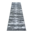 thumbnail image 2 of BizChair Area Rug Modern Contemporary Design 1102 Grey White Black (2 Feet X 7 Feet 3 Inch) Runner, 2 of 6