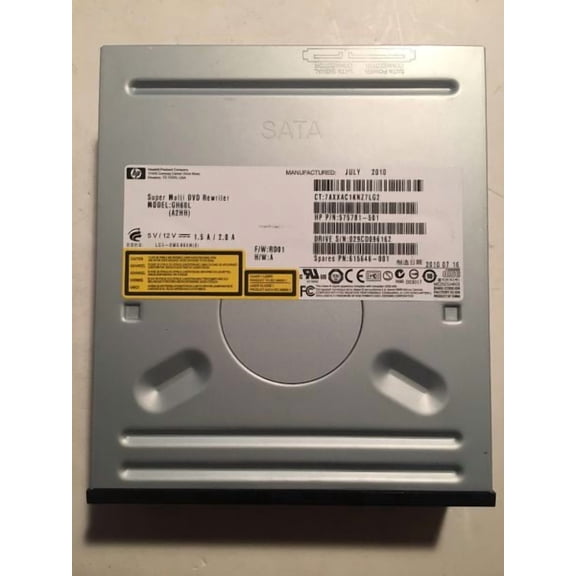 Hp internal super milti dvd rewriter gh60l(a2hh) fw: rd01,575781-501,615646-001, dvd r dl ls