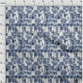 thumbnail image 4 of oneOone Cotton Flex Medium Blue Fabric Asian Tie & Dye Sewing Craft Projects Fabric Prints By Yard 40 Inch Wide, 4 of 4