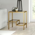 thumbnail image 2 of Evelyn&Zoe Lovett 20" Wide Square Side Table, Brass, 2 of 8