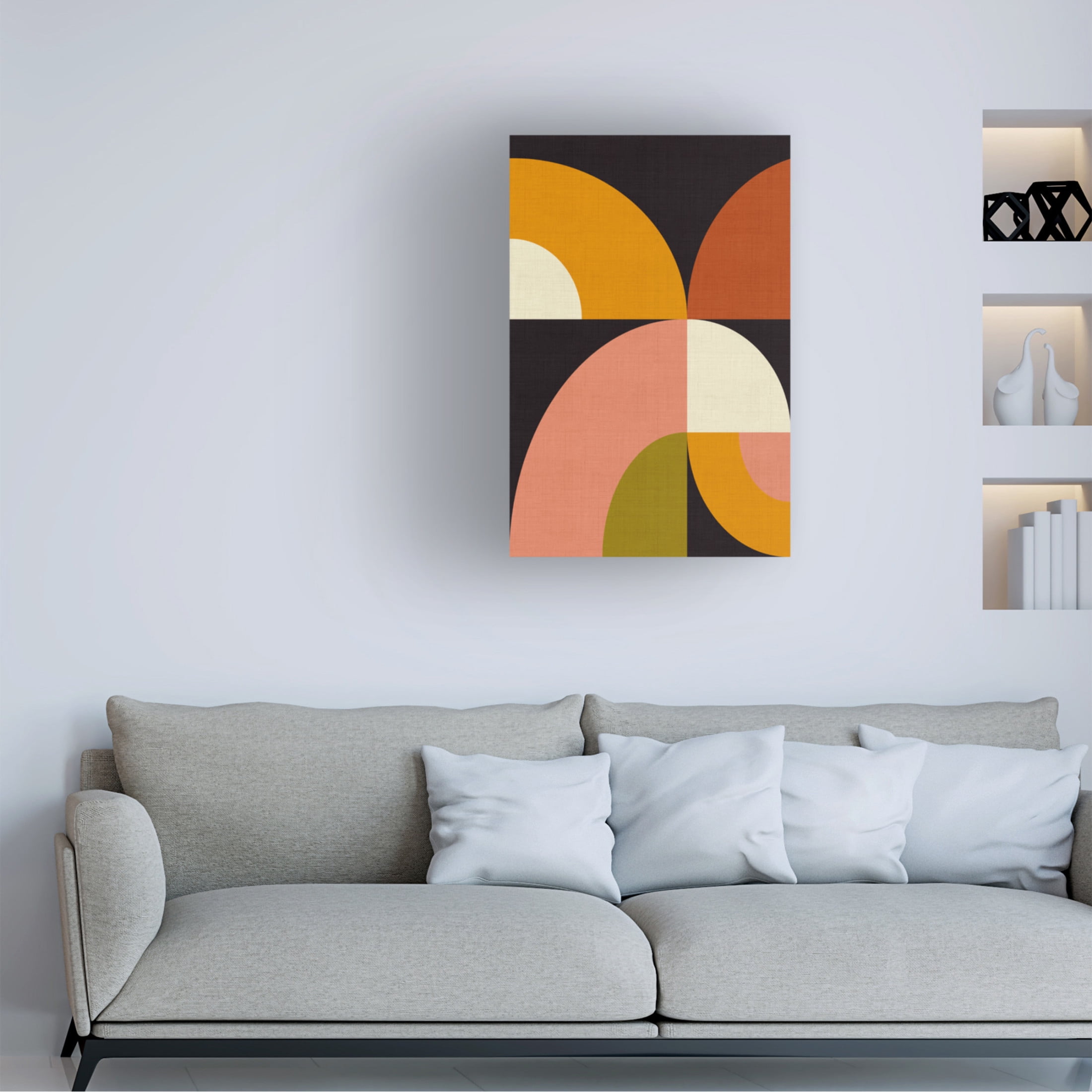 Trademark Fine Art Ana Rut Bre Geo Shapes Fall 21 Geo Canvas Wall Art