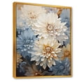thumbnail image 2 of Designart "Blissful Mums In Soft Garden Colors II" Mums Floater Framed Wall Art Prints, 2 of 5