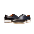 thumbnail image 2 of Santimon Men Leather Dress Shoes Classic Brogue Oxford Shoes Casual Business Shoes Black 11 US, 2 of 6