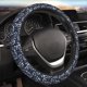 thumbnail image 5 of Fotbe Cherry Blossoms on Navy Background Funda para Volante Universal de 15 pulgadas, Accesorios para Auto para Hombre y Mujer, Protector de Volante Cómodo para SUV y Sedán, 5 of 6