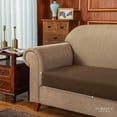 thumbnail image 7 of Subrtex Textured Grid Stretchy Washable Sofa Seat Cushion Cover Armchair Loveseat Sofa Protector （Coffee, Chair）, 7 of 7