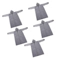 thumbnail image 2 of 5 uds impermeable con capucha EVA gruesa de secado rápido reutilizable una pieza Poncho de lluvia con capucha chaqueta para adultos viajes al aire libre gris YUNYI BRAND Deportes, 2 of 8