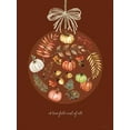 thumbnail image 2 of Jacobs, Cindy 25x32 White Modern Wood Framed Museum Art Print Titled - I Love Fall Ornament, 2 of 4