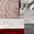 thumbnail image 4 of Modern Area Rug with Classic Border Design for Living Room in Red - 2' x 3'3" (2'x3'), 4 of 5