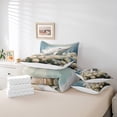 thumbnail image 4 of YST Sea Whale 7Pcs Comforter Set, Deep Ocean Animal Bedding, King Size, White Rose, 4 of 4