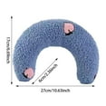 thumbnail image 2 of Almohada para gatos Almohada para el cuello del perro Almohada suave en forma de U para mascotas Almohada monoplaza monada Adecuada para cachorros Accesorios para mejorar el sueño de las mascotas, 2 of 7