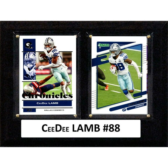 CeeDee Lamb Dallas Cowboys 6" x 8" Trading Card Plaque
