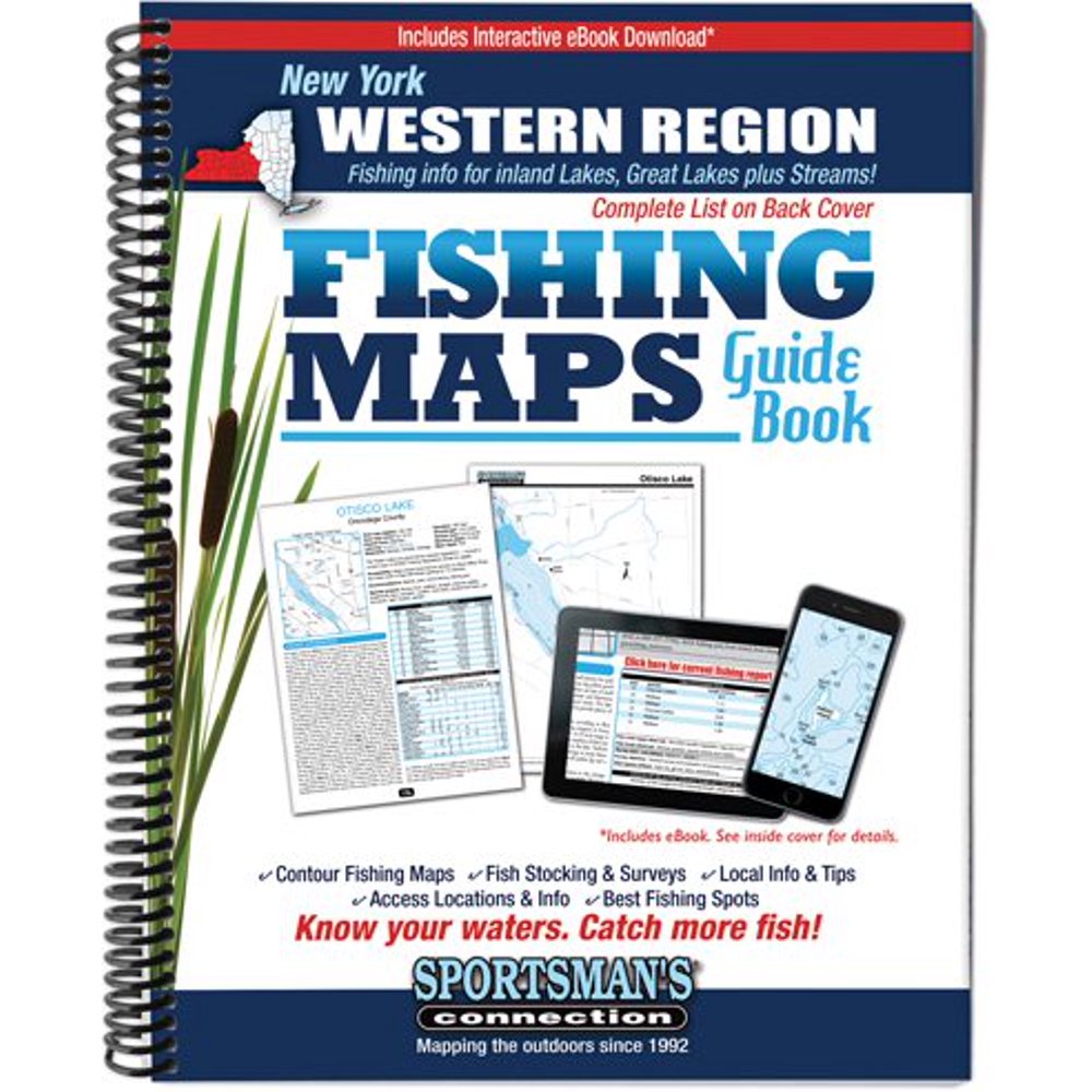 Western New York Fishing Map Guide (Hardcover)