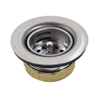 Amison 2-Pack Kitchen Sink Strainer With Handle – 4.33" Wide Rim Stainless Steel Basket, Fits Most Drains, Rustproof & Easy-Clean
