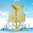 thumbnail image 3 of LEKDFST Toddler Swim Vest for Kids Float Jacket Girls Boys Float Swimwear with Duel Adjustable Safety Strap for 2-9 Year Old Children 5-8 years Yellow, 3 of 6