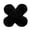Black, variant on Home Cushion, Versatile, for chair, sofa, and floor use.